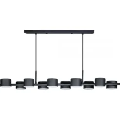 Deladeco Suspensions Suspension Design En Métal Noir 134,5 Cm