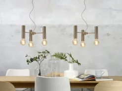 It's About Romi Suspensions Suspension Dorée 3 Lumières -Luminaires Soldes 202 suspension doree 3 lumieres 2