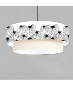 Abat-jours Suspensions Suspension Double Coquillage T 65 X H 30 -Luminaires Soldes 202 suspension double coquillage t 65 x h 30 2