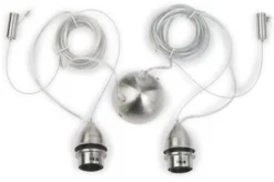 Good & Mojo Suspensions Suspension Double En Bambou L135cm -Luminaires Soldes 202 suspension double en bambou l135cm 2