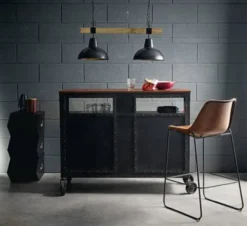 Maisons Du Monde Suspensions Suspension Double En Métal Noir Et Manguier 12 Maisons Du Monde Suspensions Suspension Double En Métal Noir Et Manguier -Luminaires Soldes 202 suspension double en metal noir et manguier 1000 6 18 177384 10