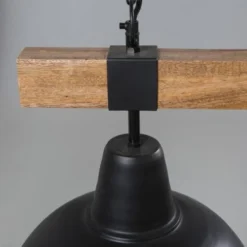 Maisons Du Monde Suspensions Suspension Double En Métal Noir Et Manguier 11 Maisons Du Monde Suspensions Suspension Double En Métal Noir Et Manguier -Luminaires Soldes 202 suspension double en metal noir et manguier 1000 6 18 177384 2