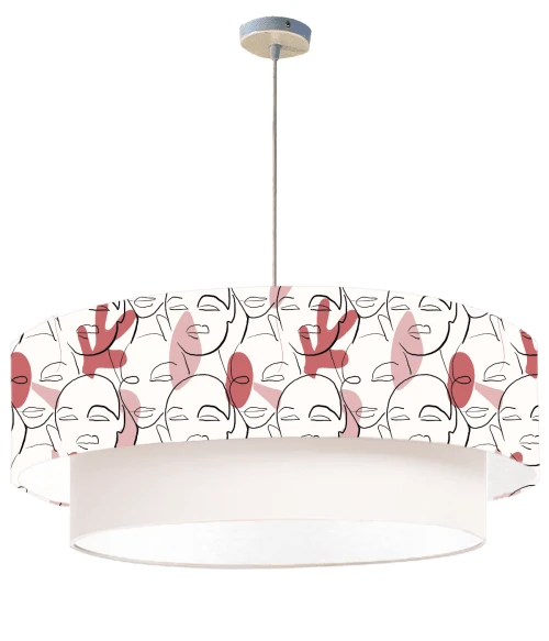 Abat-jours Suspensions Suspension Double Visage T 65 X H 30 3 Abat-jours Suspensions Suspension Double Visage T 65 X H 30