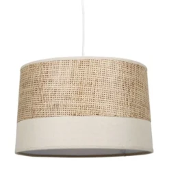 Decoratie Suspensions Suspension Effet Naturel Beige D35cm