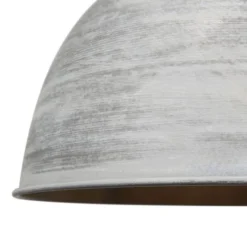 QAZQA Suspensions Suspension En Acier Gris -Luminaires Soldes 202 suspension en acier gris 3