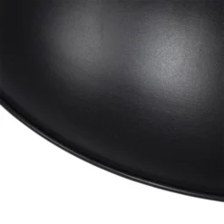 QAZQA Suspensions Suspension En Acier Noir -Luminaires Soldes 202 suspension en acier noir 20