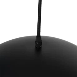 QAZQA Suspensions Suspension En Acier Noir -Luminaires Soldes 202 suspension en acier noir 21