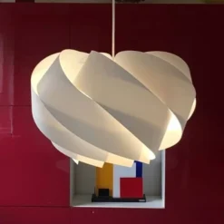 Dyberg Larsen Suspensions Suspension En Acrylique Et Polycarbonate Blanc, H 35 Cm D 50 Cm -Luminaires Soldes 202 suspension en acrylique et polycarbonate blanc h 35 cm d 50 cm 4