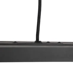 QAZQA Suspensions Suspension En Aluminium Noir -Luminaires Soldes 202 suspension en aluminium noir 13