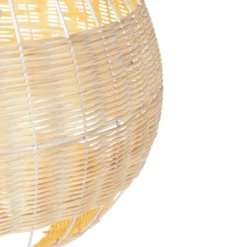 QAZQA Suspensions Suspension En Bamboo Marron -Luminaires Soldes 202 suspension en bamboo marron 3