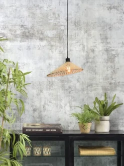 Good & Mojo Suspensions Suspension En Bambou Asymétrique D40 -Luminaires Soldes 202 suspension en bambou asymetrique d40 2