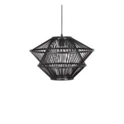 Woood Suspensions Suspension En Bambou D46cm Noir