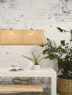 Good & Mojo Suspensions Suspension En Bambou L130cm -Luminaires Soldes 202 suspension en bambou l130cm 1