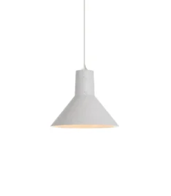 Lussiol Lighting Suspensions Suspension En Béton Blanc D. 30 Cm