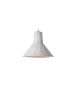 Lussiol Lighting Suspensions Suspension En Béton Gris D. 30 Cm