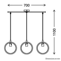 Briloner Suspensions Suspension En Bois -Luminaires Soldes 202 suspension en bois 3
