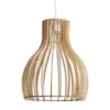 Lussiol Lighting Suspensions Suspension En Bois Naturel D. 28 Cm -Luminaires Soldes 202 suspension en bois naturel d 28 cm