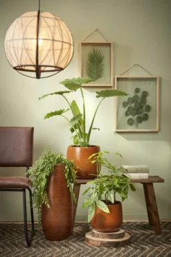 Mica Decorations Suspensions Suspension En Bois Noir Et Lin -Luminaires Soldes 202 suspension en bois noir et lin 1