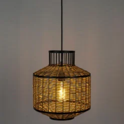 Drawer Suspensions Suspension En Cannage D30x35cm Naturel -Luminaires Soldes 202 suspension en cannage d30x35cm naturel 2