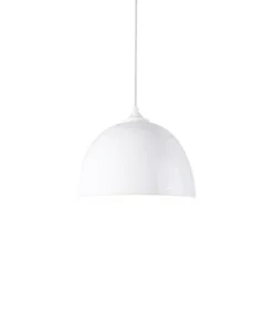 Lussiol Lighting Suspensions Suspension En Céramique Blanc D. 25 Cm