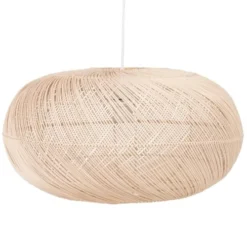 Maisons Du Monde Suspensions Suspension En Fer Et Rotin Beige D44