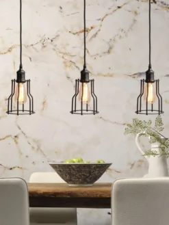 It's About Romi Suspensions Suspension En Fer Forgé Noir H25cm -Luminaires Soldes 202 suspension en fer forge noir h25cm 1