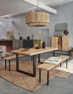 Maisons Du Monde Suspensions Suspension En Feuilles De Bananier Tressées Main -Luminaires Soldes 202 suspension en feuilles de bananier tressees main 1000 14 20 214860 4