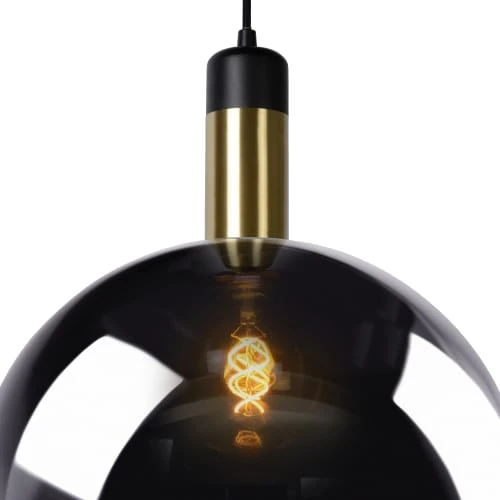 Lucide Suspensions Suspension En Glass Fume 8 Lucide Suspensions Suspension En Glass Fume – Image 6