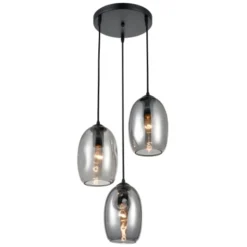 Keria Suspensions Suspension En Glass Noir -Luminaires Soldes 202 suspension en glass noir 14