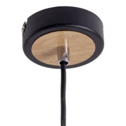 Keria Suspensions Suspension En Glass Noir -Luminaires Soldes 202 suspension en glass noir 3