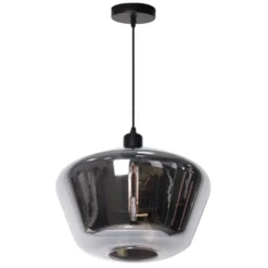 Keria Suspensions Suspension En Glass Noir -Luminaires Soldes 202 suspension en glass noir 6