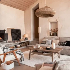 Maisons Du Monde Suspensions Suspension En Jonc De Mer Tressé Main -Luminaires Soldes 202 suspension en jonc de mer tresse main 1000 9 20 222896 5