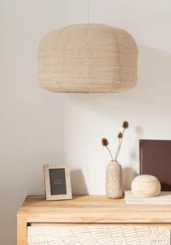 Maisons Du Monde Suspensions Suspension En Lin Beige -Luminaires Soldes 202 suspension en lin beige 1000 9 28 224052 2