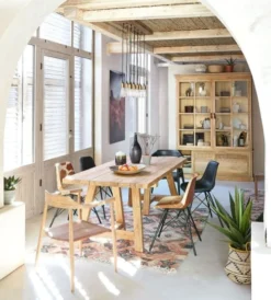 Maisons Du Monde Suspensions Suspension En Manguier Et Métal Coloris Laiton -Luminaires Soldes 202 suspension en manguier et metal coloris laiton 1000 1 22 190877 4