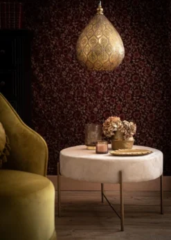 Maisons Du Monde Suspensions Suspension En Métal Ajouré Arabesques D30 -Luminaires Soldes 202 suspension en metal ajoure arabesques d30 1000 15 20 207398 2