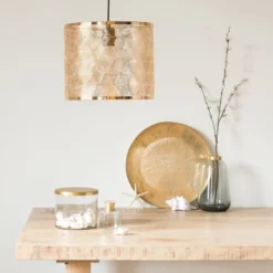 Maisons Du Monde Suspensions Suspension En Métal Ajouré Doré -Luminaires Soldes 202 suspension en metal ajoure dore 1000 15 6 178889 5