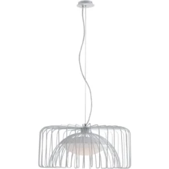 Potiron Paris Suspensions Suspension En Métal Blanc -Luminaires Soldes 202 suspension en metal blanc 1