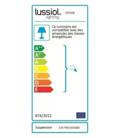 Lussiol Lighting Suspensions Suspension En Métal Blanc D. 30 Cm -Luminaires Soldes 202 suspension en metal blanc d 30 cm 8