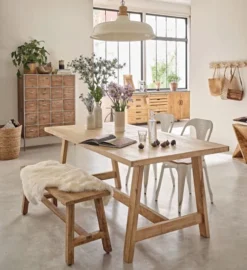 Maisons Du Monde Suspensions Suspension En Métal Coloris Ivoire Et Manguier -Luminaires Soldes 202 suspension en metal coloris ivoire et manguier 1000 15 1 165272 11