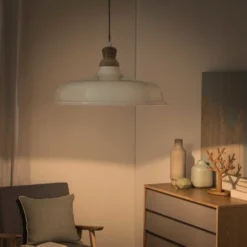 Maisons Du Monde Suspensions Suspension En Métal Coloris Ivoire Et Manguier -Luminaires Soldes 202 suspension en metal coloris ivoire et manguier 1000 15 1 165272 7