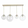 Maisons Du Monde Suspensions Suspension En Métal Doré Et 4 Globes En Verre D118 -Luminaires Soldes 202 suspension en metal dore et 4 globes en verre d118 1000 5 25 226632 1