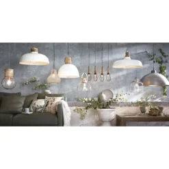 Maisons Du Monde Suspensions Suspension En Métal Doré Et Verre D32 -Luminaires Soldes 202 suspension en metal dore et verre d32 1000 2 33 182565 7