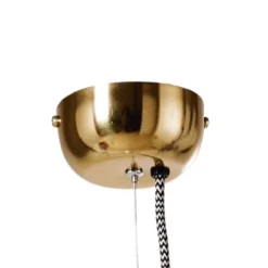 Maisons Du Monde Suspensions Suspension En Métal Doré Et Verre D32 -Luminaires Soldes 202 suspension en metal dore et verre d32 1000 2 33 182565 8