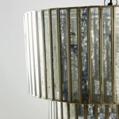 Maisons Du Monde Suspensions Suspension En Métal Et Facettes Miroitées -Luminaires Soldes 202 suspension en metal et facettes miroitees 1000 5 33 189453 3