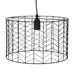 Maisons Du Monde Suspensions Suspension En Métal Filaire Noir H22