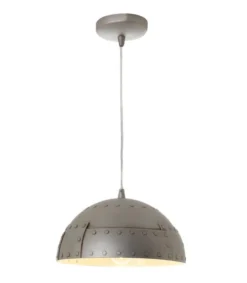 Lussiol Lighting Suspensions Suspension En Métal Gris D. 30 Cm -Luminaires Soldes 202 suspension en metal gris d 30 cm 4