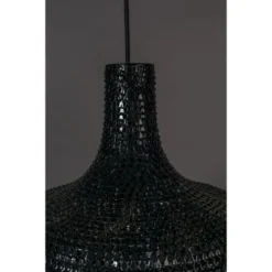 Dutchbone Suspensions Suspension En Métal M Noir -Luminaires Soldes 202 suspension en metal m noir 4