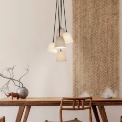 Keria Suspensions Suspension En Métal Marron -Luminaires Soldes 202 suspension en metal marron 1