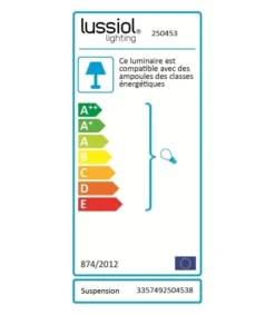 Lussiol Lighting Suspensions Suspension En Métal Marron D. 41 Cm -Luminaires Soldes 202 suspension en metal marron d 41 cm 2