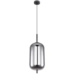 Globo Suspensions Suspension En Métal Noir -Luminaires Soldes 202 suspension en metal noir 13